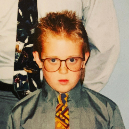 Childhood photo of Andrew Kerns