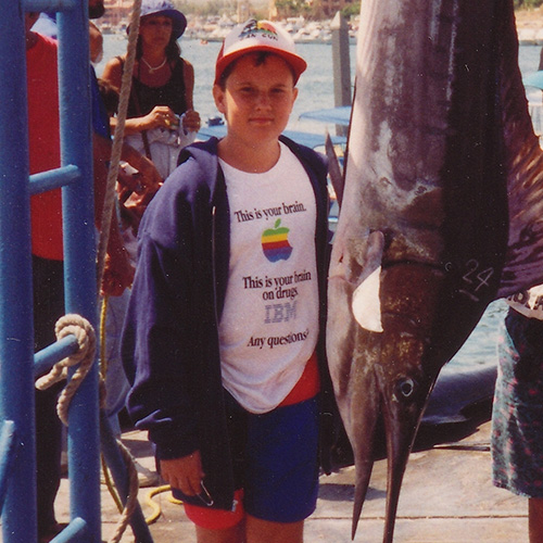 Childhood photo of Bryce Hammond