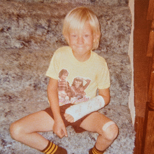 Childhood photo of Chris Mancini