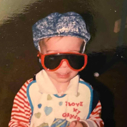 Childhood photo of Dusty Fields