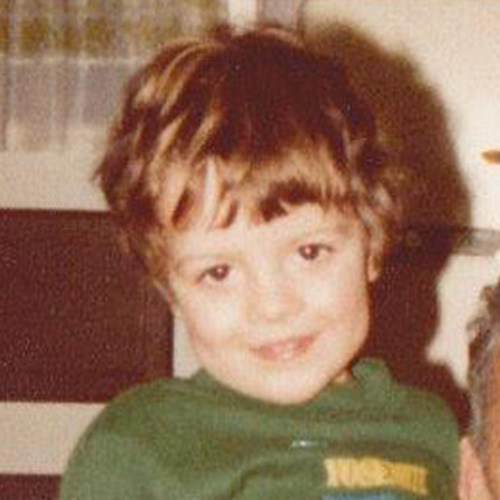 Childhood photo of Kyle Weems