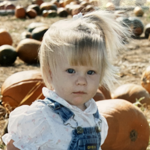 Childhood photo of Valerie Buccio